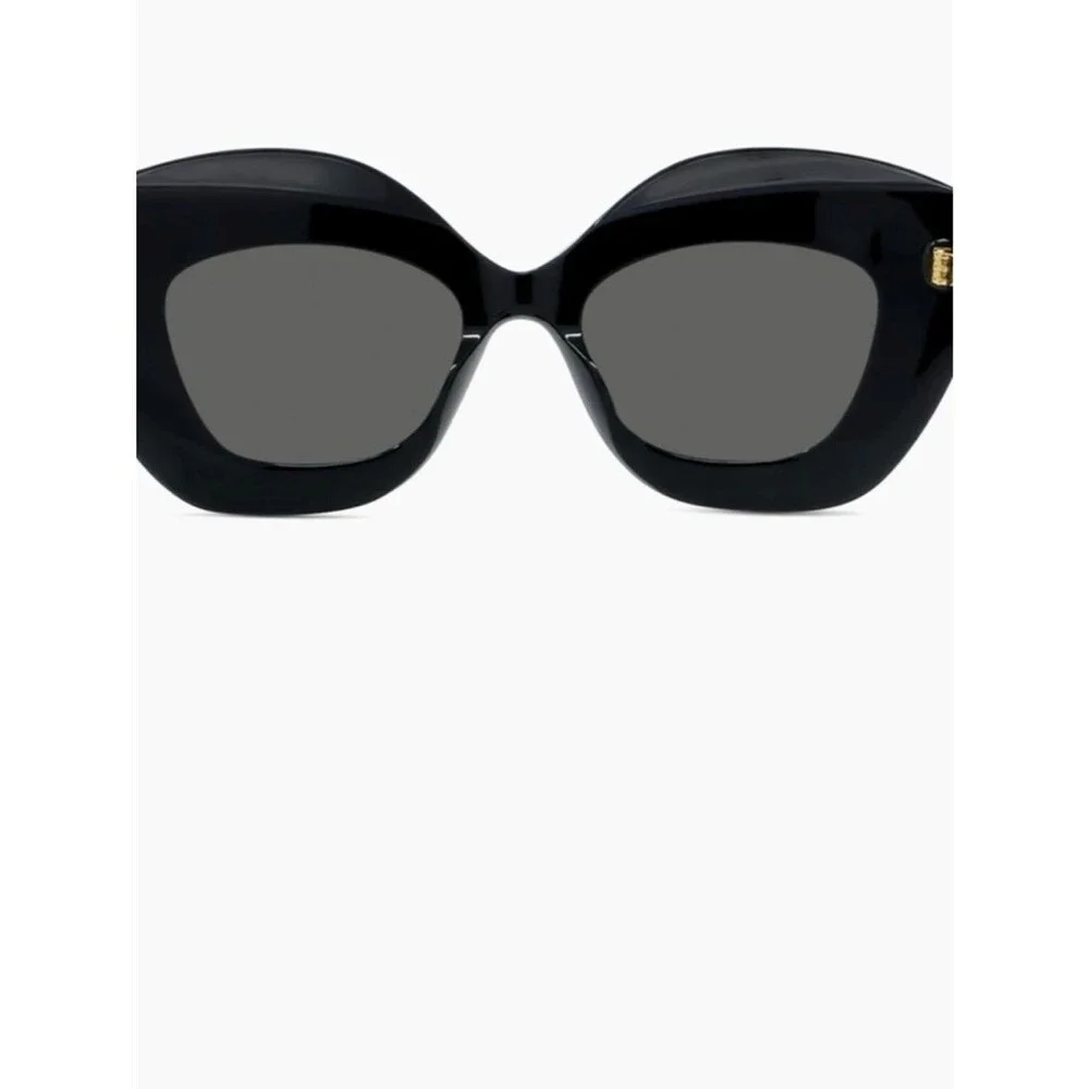Loewe Retro Screen Black Cat-Eye Sunglasses NWOT